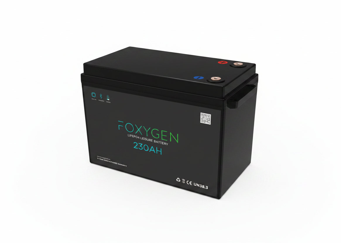 230Ah LiFePO4 Battery with Bluetooth & Heating FOX12V-230AH-2
