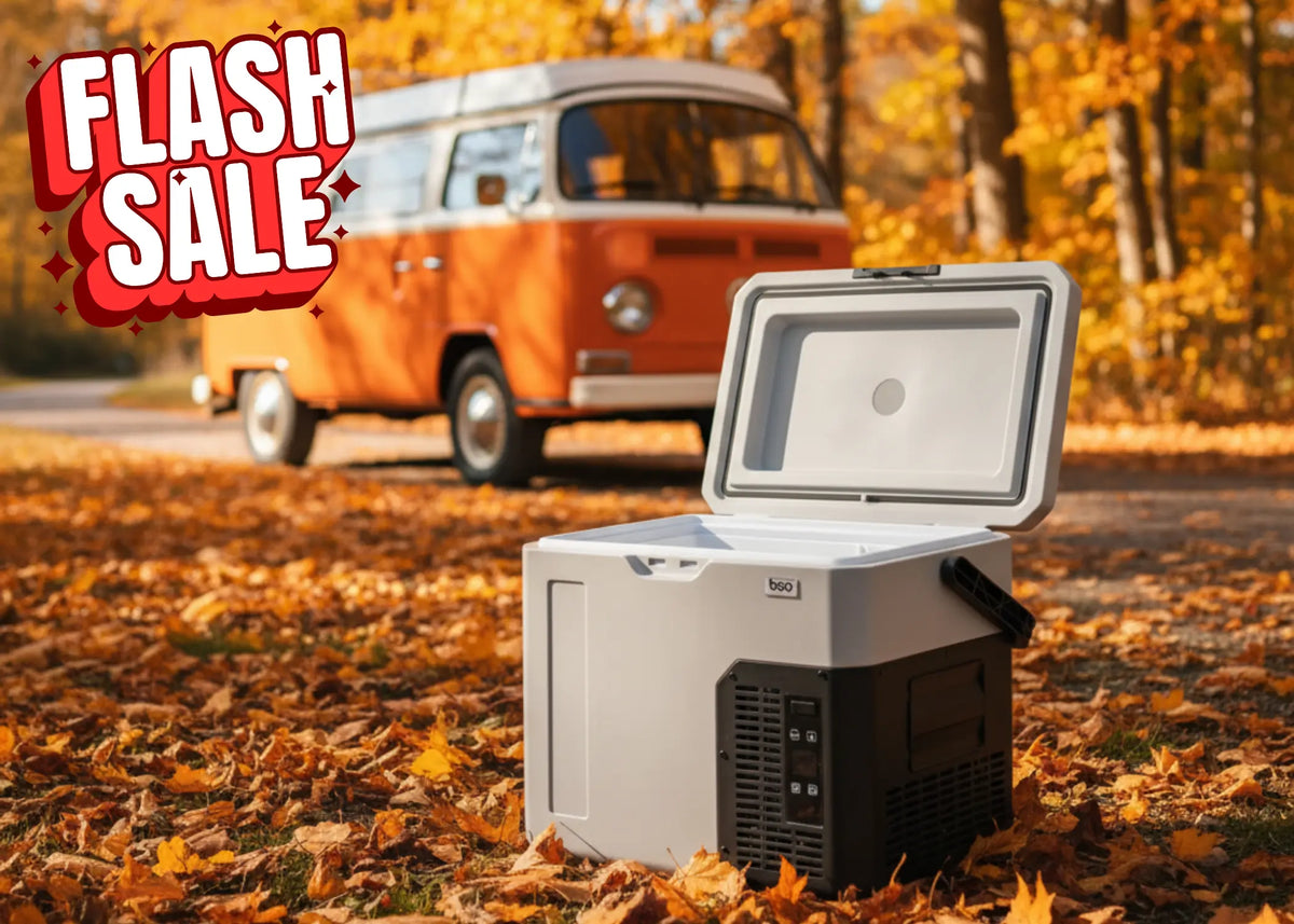 BOO Portable Fridge Freezer 18 Litre - Mains, 12V & 24V Adventure Van Life