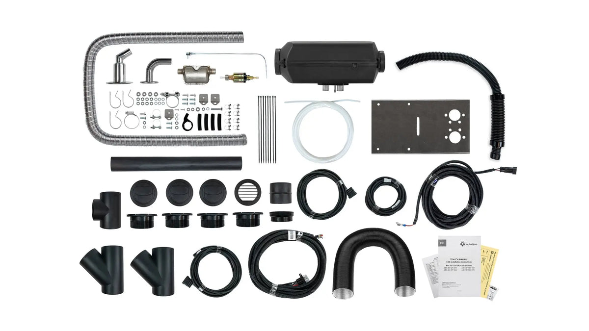 Autoterm Boat Diesel Heater 4kW Large Marine Kit (4 Vent) Adventure Van Life