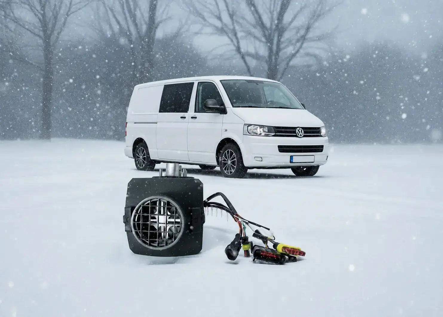 Campervan Diesel Heater Kit | AUTOTERM Air 2D 2kW VW T5 & T6 Diesel Heater Kit (12V) Adventure Van Life
