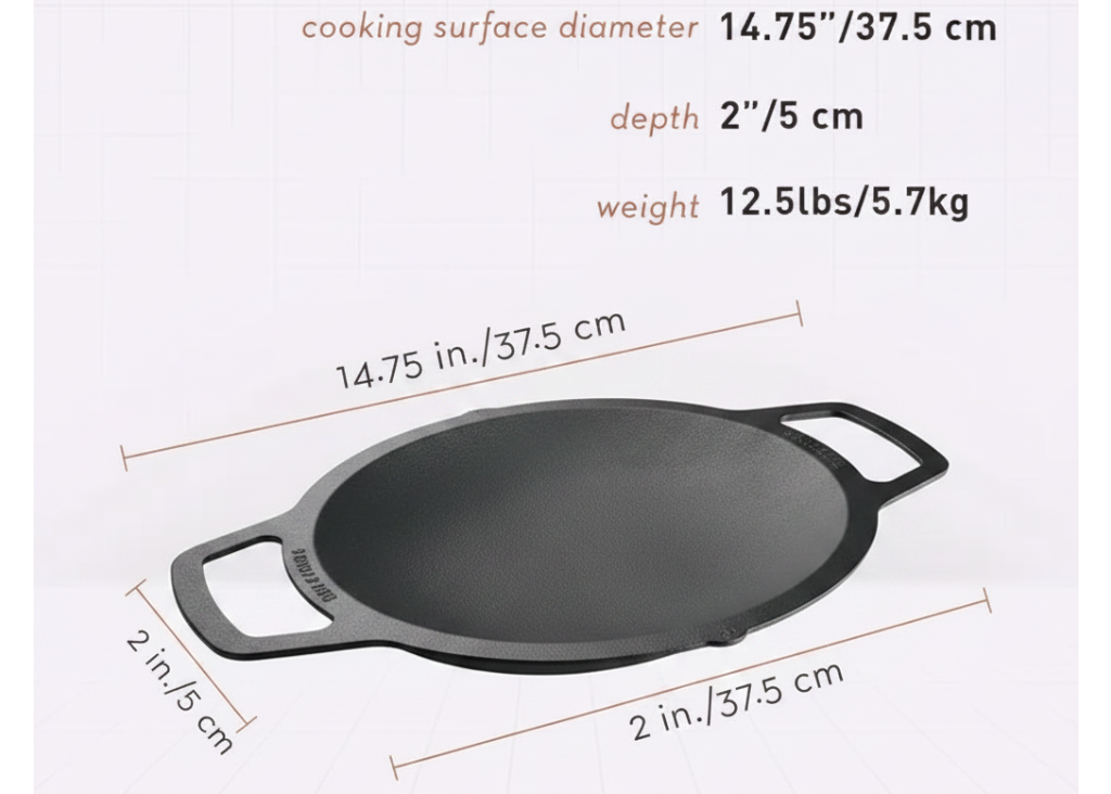 Ranger Cast Iron Cooking Dip Pan-4