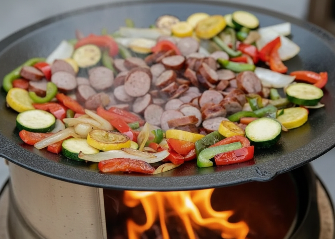 Ranger Cast Iron Cooking Dip Pan-2