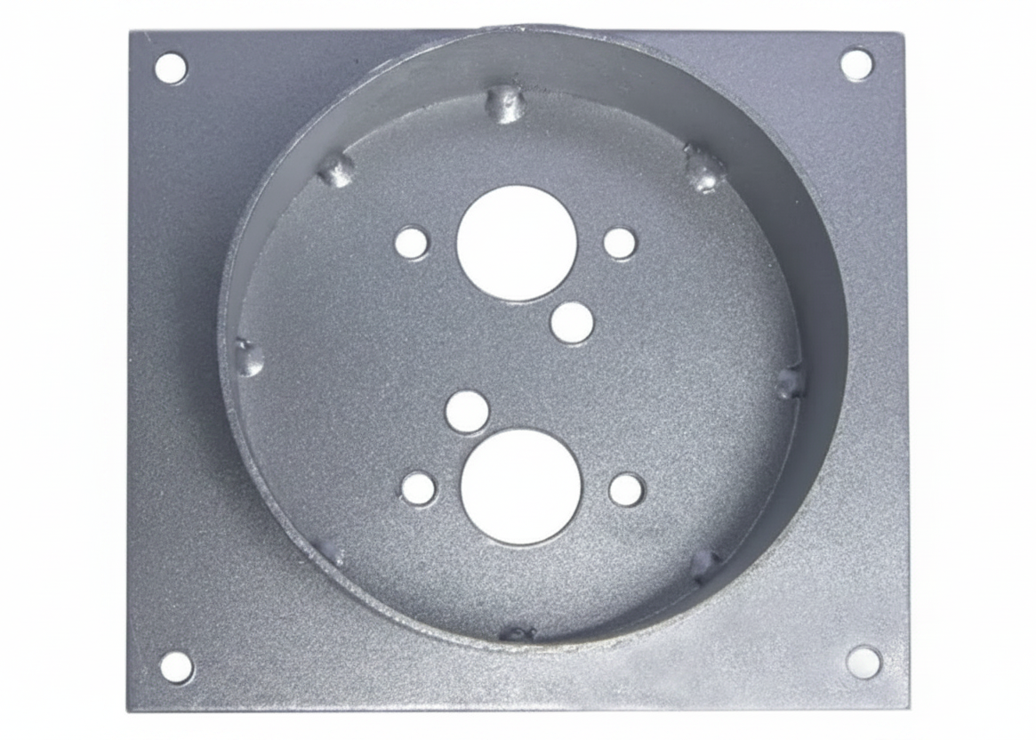 Stainless steel turret mounting plate for AUTOTERM, Eberspacher, Webasto, Planar