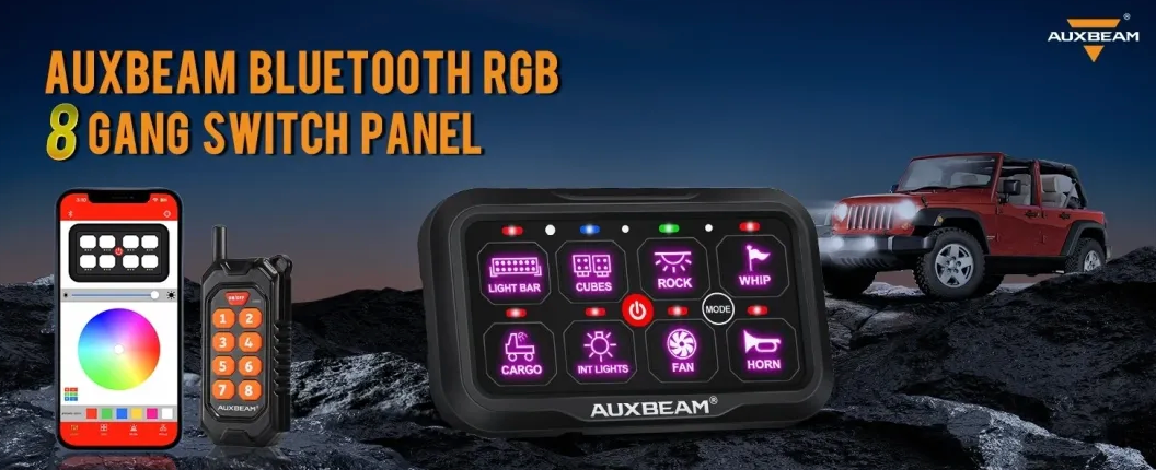 AC-800 RGB开关面板带APP和遥控器-2