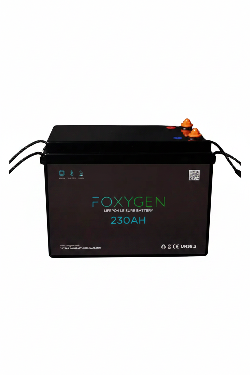 带蓝牙和加热功能230Ah磷酸铁锂电池 FOX12V-230AH-1