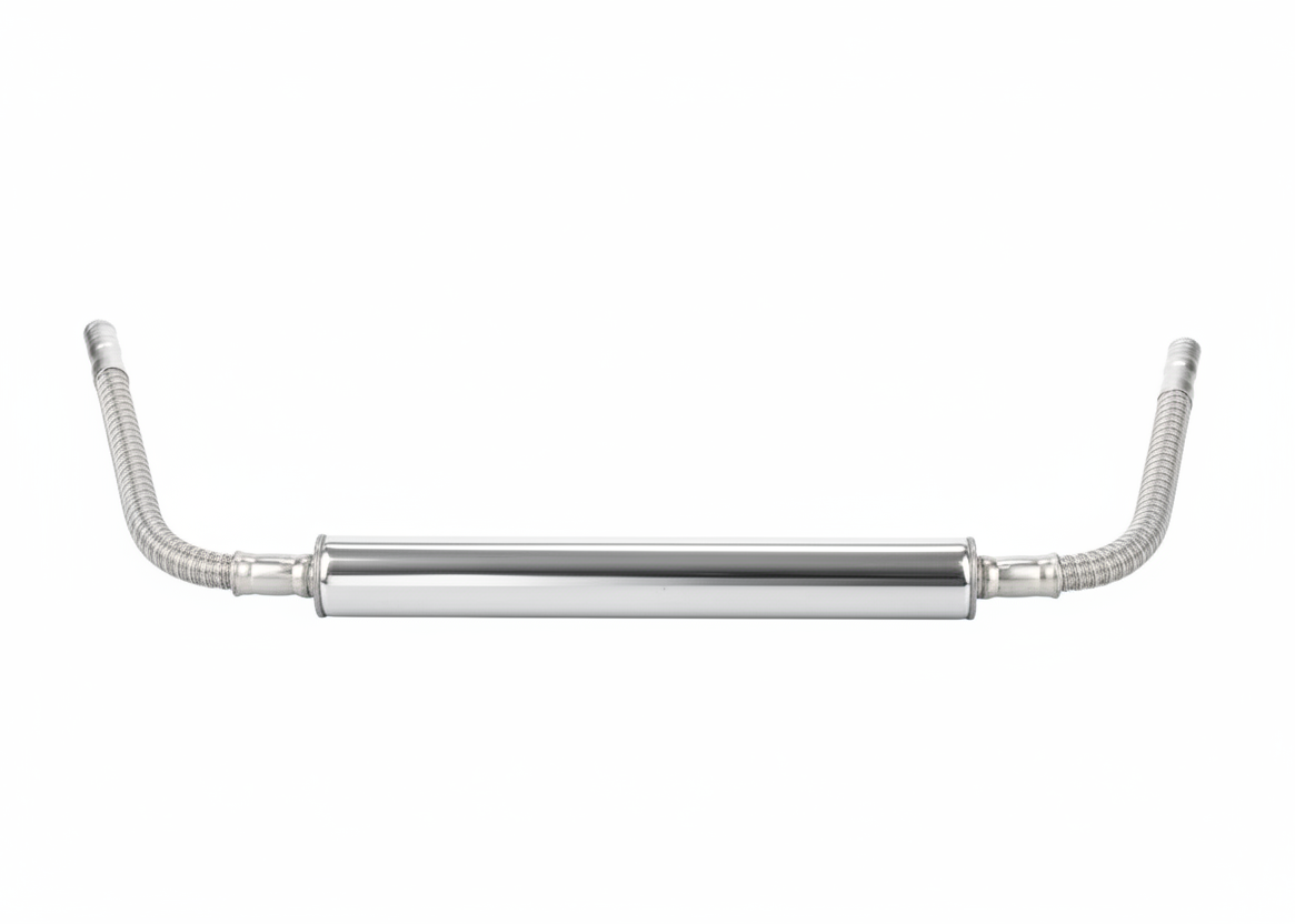 2m Marine exhaust with silencer 38mm (Autoterm, Eberspächer, Webasto)
