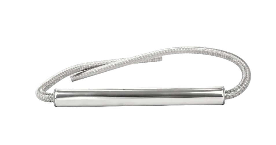 2米带消音器船用排气管 38毫米（适用于Autoterm、Eberspächer、Webasto）-1
