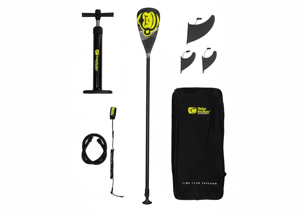 RidgeMonkey 10' 6" Inflatable SUP (Slate and Citrus)-3