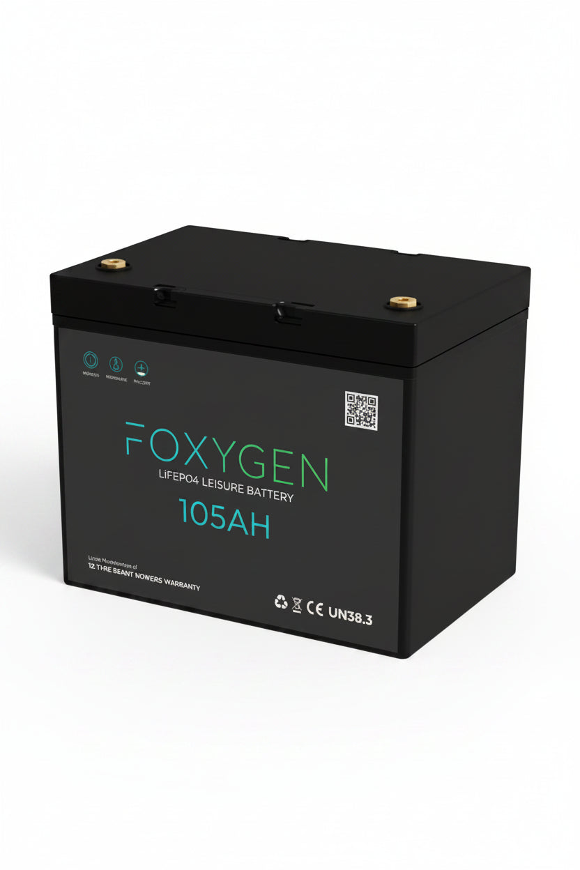105Ah磷酸铁锂电池带蓝牙与加热 FOX12V-105AH